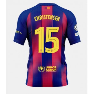 Barcelona Andreas Christensen #15 Jalkapallovaatteet Kotipaita 2025-26 Lyhythihainen
